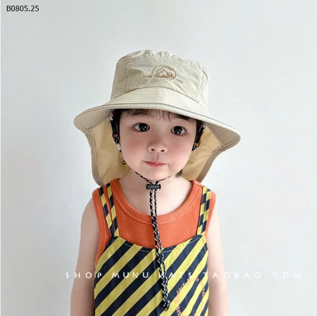 MŨ CHỐNG NẮNG CHE GÁY CHO BÉ5-sỉ 94k