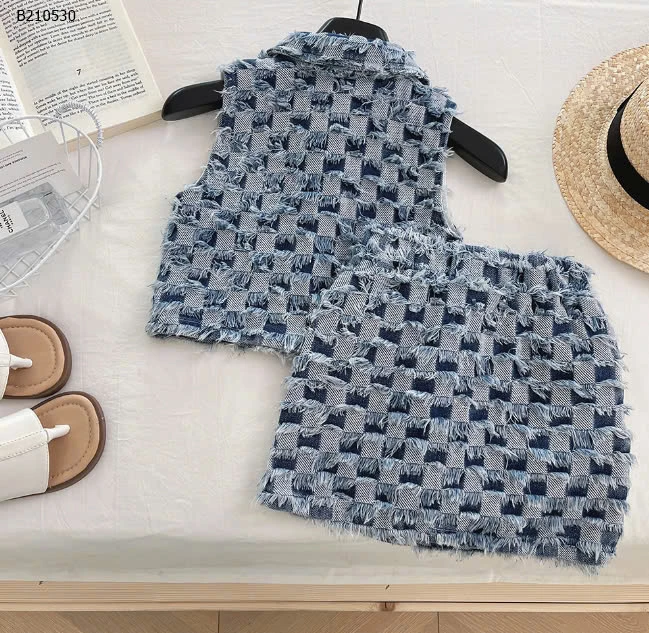 SET BỘ DENIM CHO BÉ GÁI- sỉ 197k