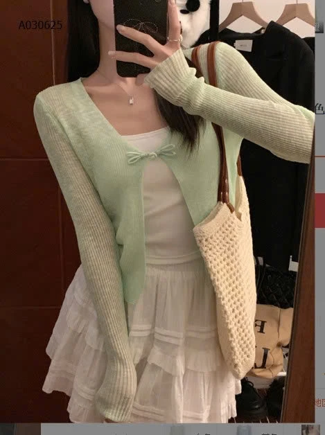 Áo cardigan mỏng  lụa băng - 112k/c