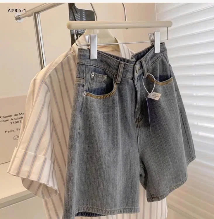 QUẦN SHORT JEAN LƯNG CAO  - sỉ 139k