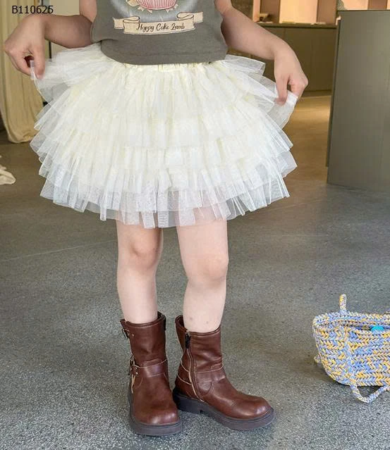 CHÂN VÁY REN AMBBKIDS- Sỉ Giá: 90-150: 165k/ 160: 179k /170: 196k
