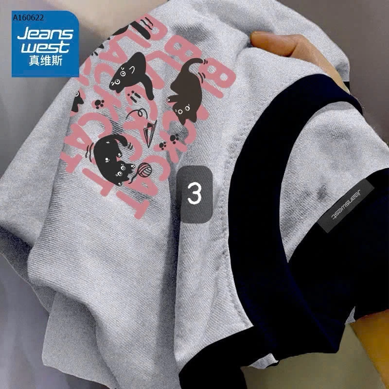 Áo thun Unisex “Black Cat Squad” siêu xinh nhà Jeanswest  - sỉ 155k
