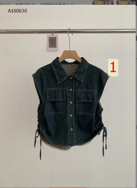 ÁO JEAN NỮ RÚT EO - sỉ 232k