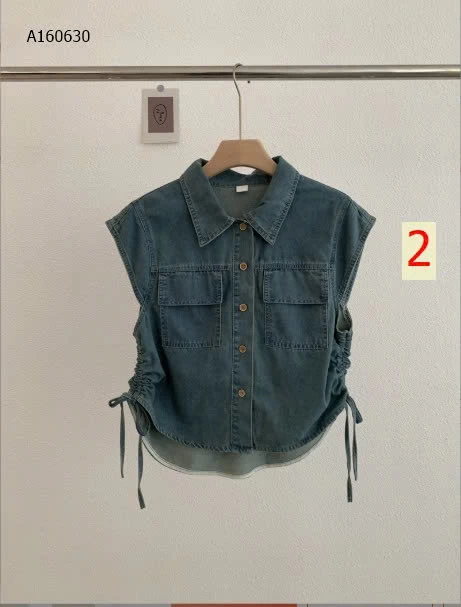 ÁO JEAN NỮ RÚT EO - sỉ 232k