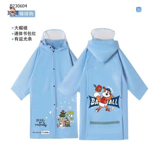 Áo mưa có mũ vành CHO BÉ -Sỉ 75k