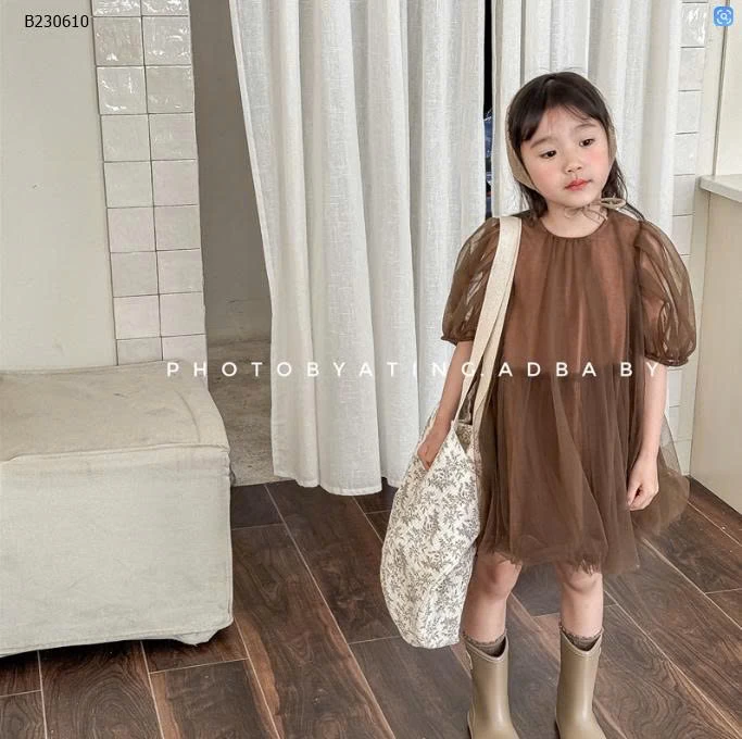 VÁY VOAN CÔNG CHÚA ADBABY BG-Sỉ 258K