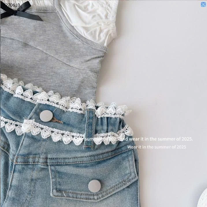 QUẦN SHORT JEAN CẠP REN BG-Sỉ 178K