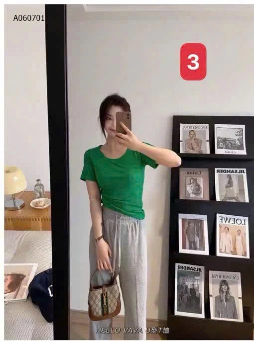 ÁO THUN TĂM NỮ TAY NGẮN HELLO AVA - sỉ 142k/set 2 áo chọn màu size