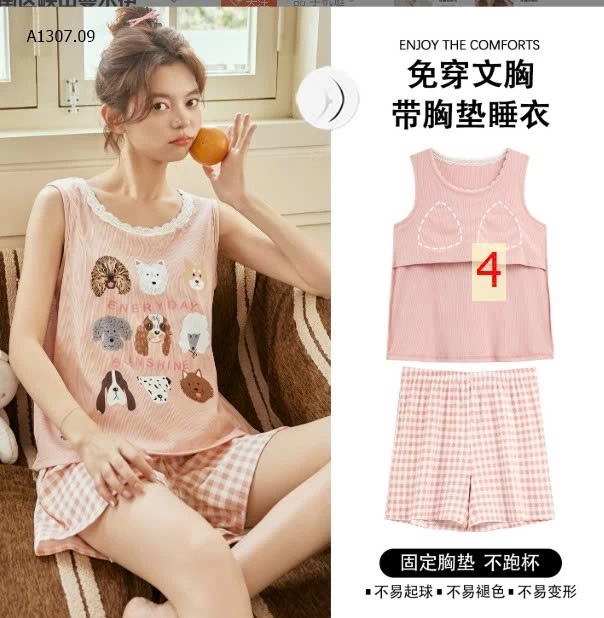 BỘ MẶC NHÀ SÁT NÁCH KÈM ĐỆM NGỰC-sỉ 149k