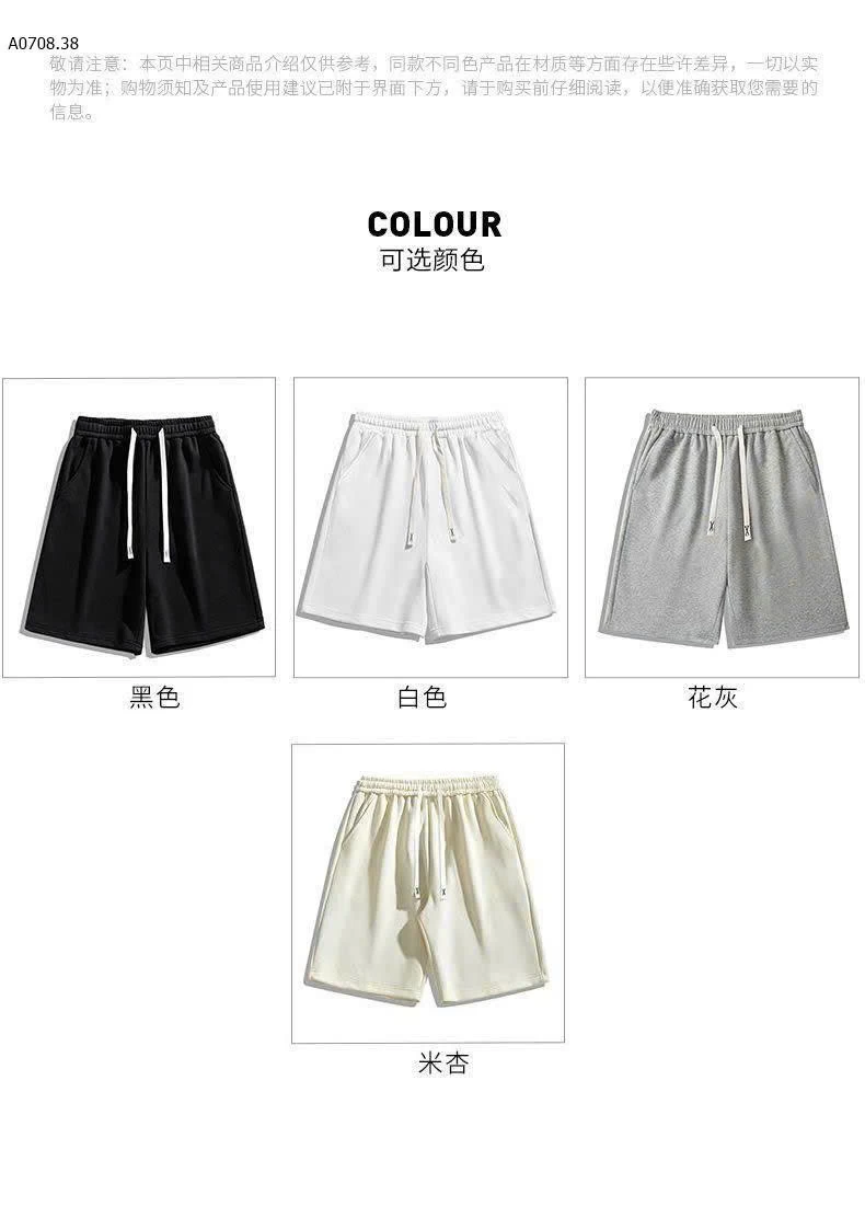 QUẦN SHORT NAM - sỉ 115k