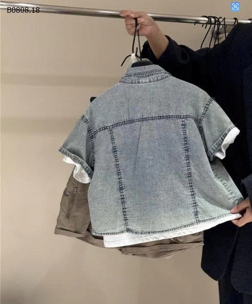 ÁO SƠ MI JEAN CỘC TAY BT-Sỉ giá 193k