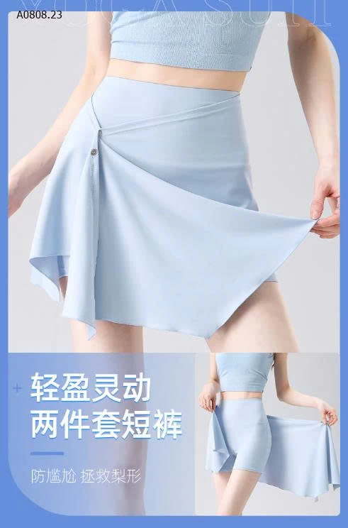 QUẦN SHORT TẬP KÈM KHĂN -Sỉ giá  110k
