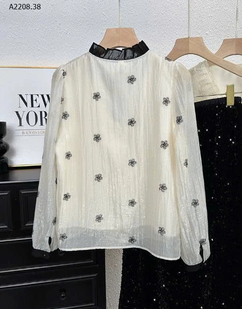  ÁO VOAN TAY DÀI CỔ NƠ - sỉ 145k