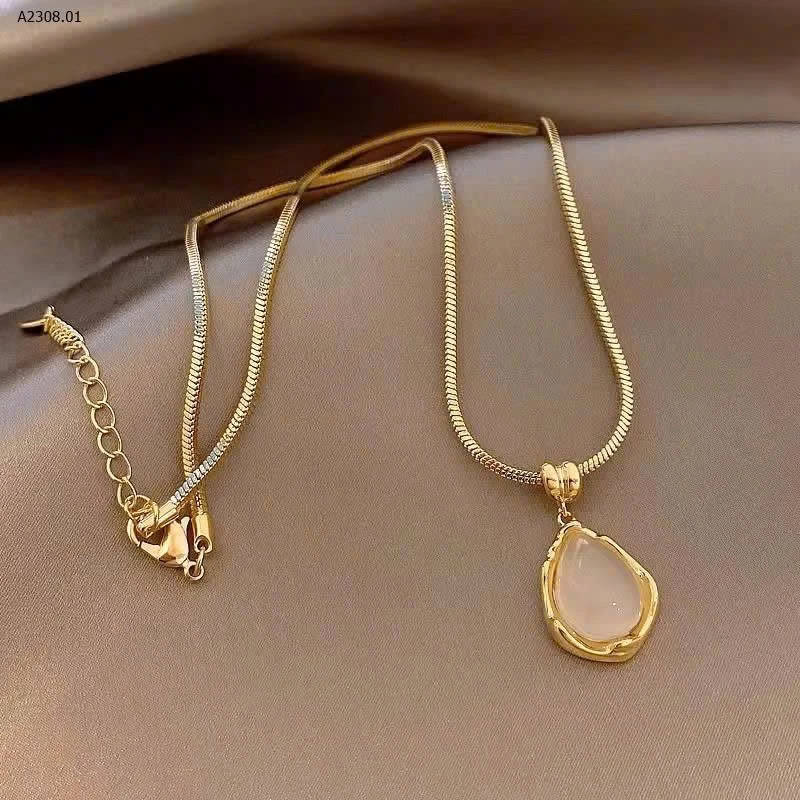 DÂY CHUYỂN MẶT ĐÁ GIỌT NƯỚC HÃNG GOLIC - sỉ 127k