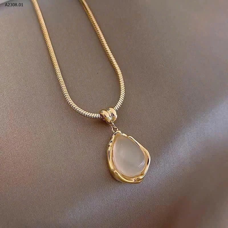 DÂY CHUYỂN MẶT ĐÁ GIỌT NƯỚC HÃNG GOLIC - sỉ 127k