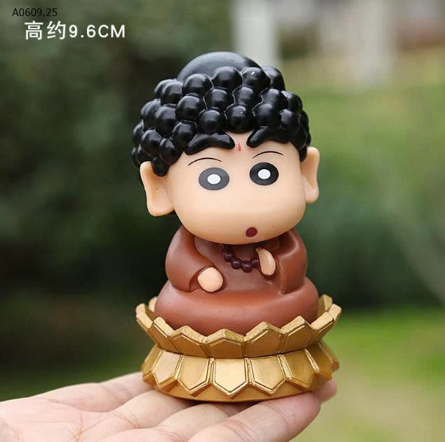 Đồ Trang Trí Xe Hơi  hình Jigong Bút Chì Phật Shin-chan- sỉ 110k/set  4 mẫu mix