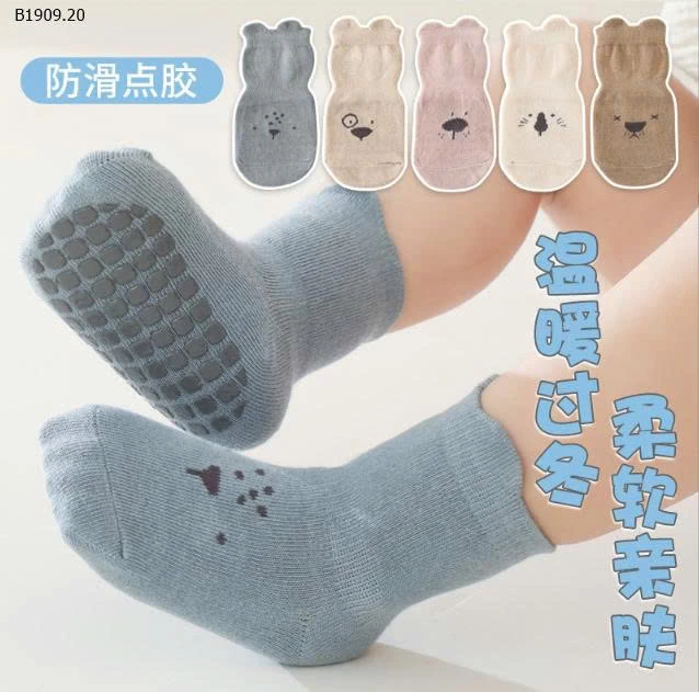 SET 10Đ TẤT NEMO CHỐNG TRƠN -Giá sỉ 95k/1 set 10 đôi mix màu hoặc chọn màu