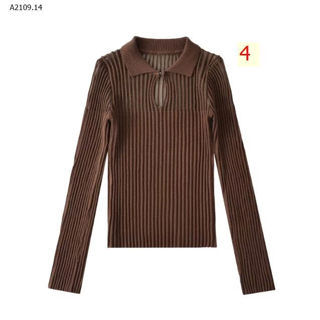 ÁO LEN CỔ SƠ MI NỮ- sỉ 138k