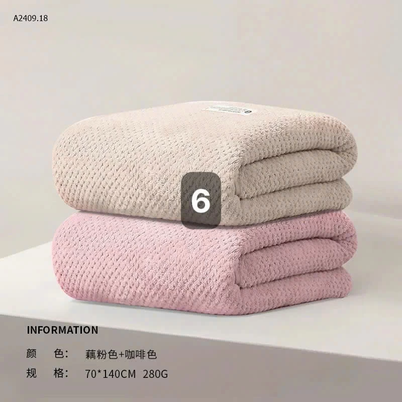 KHĂN TẮM HÃNG SANLI - sỉ 160k/set 2c