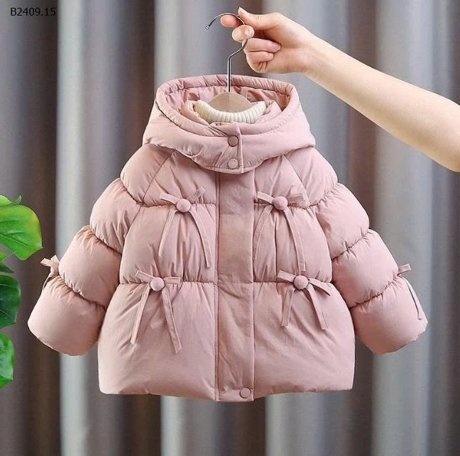 Áo phao bé gái – Mẫu mới 2025 -Giá sỉ 225k