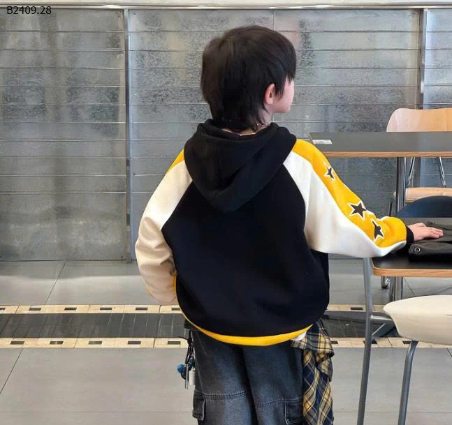 HOODIE NỈ 3 LÁ BÉ TRAI-Giá sỉ 232k