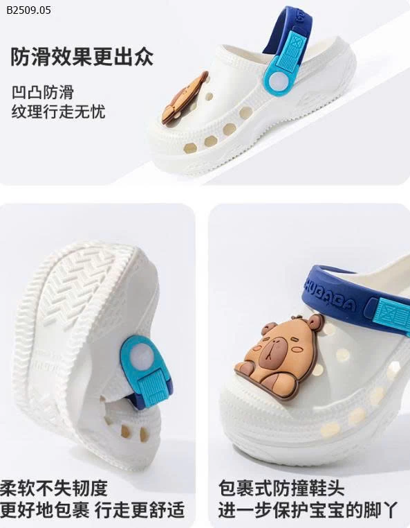 DÉP SỤC CROCS CHO BÉ-Giá sỉ 83k