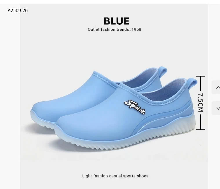 GIÀY NHỰA THỜI TRANG SPIDOK -Giá sỉ 82k