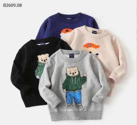 ÁO LEN GẤU WAPYPY CHO BÉ - sỉ 143k