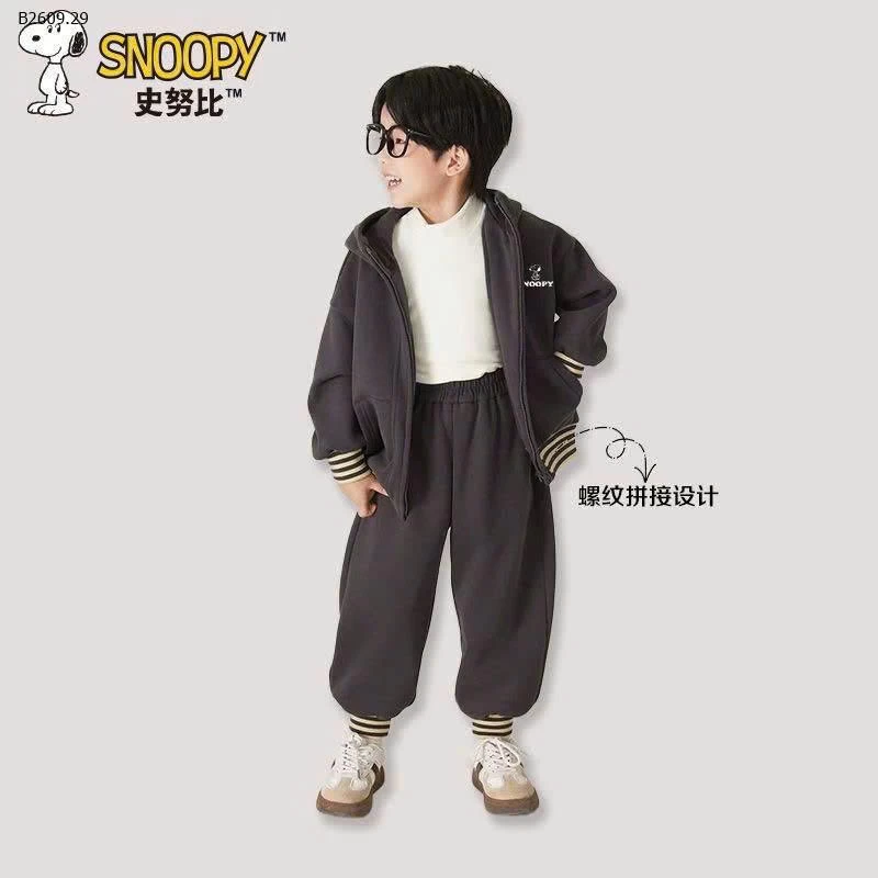 Bộ nỉ chính hang Snoopy - sỉ 260k