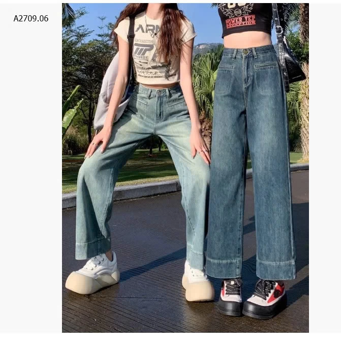 QUẦN JEAN ỐNG RỘNG - sỉ 182k