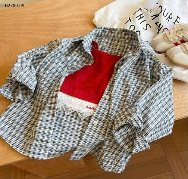Áo sơ mi kẻ sọc trẻ em   AMBB-Giá sỉ  sz 90-150 giá 140k  Sz 160: 153k sz 170 : 165k