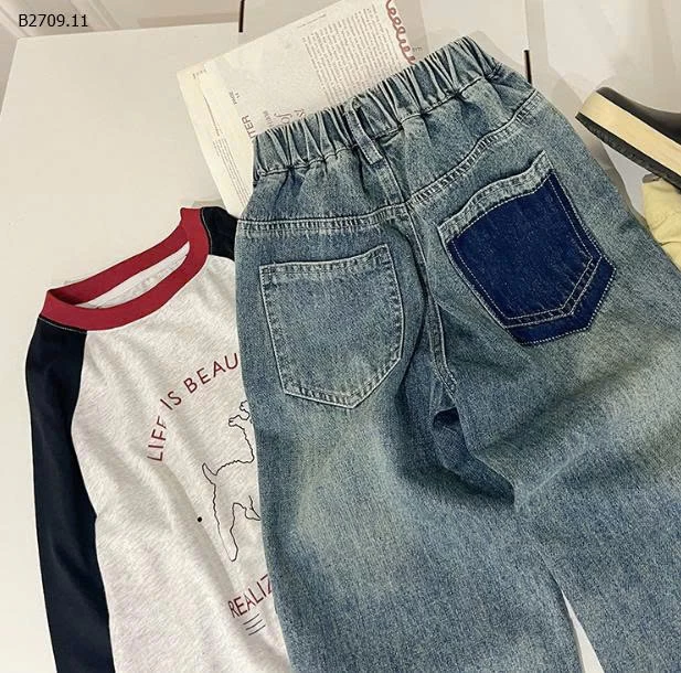 QUẦN JEAN BÉ GÁI AMBB-Giá sỉ 179k, sz 160: 198k