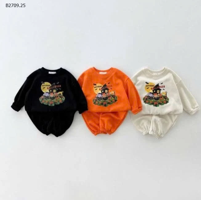 BỘ QUẦN ÁO  HALLOWEEN CHO BÉ-Giá sỉ 175k
