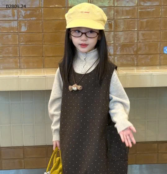 ÁO LEN CARDIGAN CỔ CAO-Giá sỉ 205k