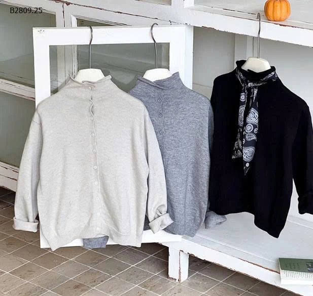 Áo khoác len cardigan dệt kim phong cách Hàn Quốc nhà AMBB - giá sỉ  size 90-150 giá 140k size 160 giá 155k