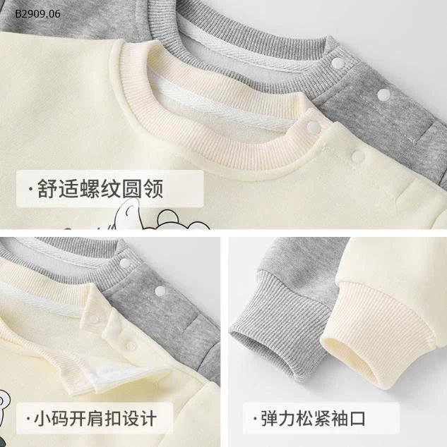 Áo nỉ giữ ấm bé trai bé gái thu đông -Giá sỉ 88k