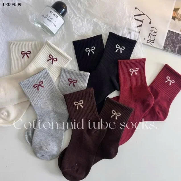 SET 5 ĐÔI TẤT NƠ CHO BÉ-Giá sỉ 54k/set  