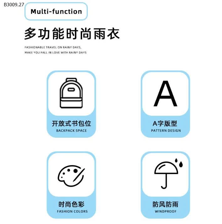  Áo mưa sz đại trẻ em siêu tiện lợi  -Giá sỉ 105k