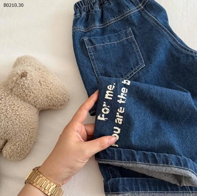 QUẦN JEAN LƯNG CHUN CHO BÉ TRAI - sỉ 183k