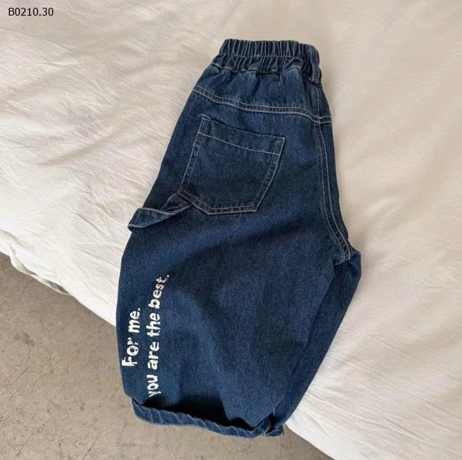 QUẦN JEAN LƯNG CHUN CHO BÉ TRAI - sỉ 183k