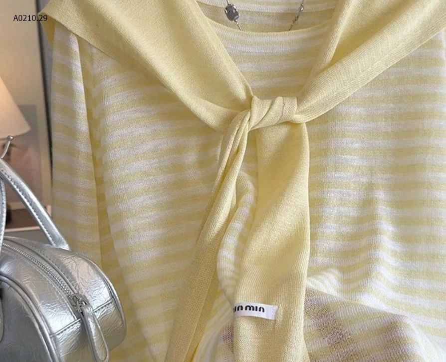 ÁO DỆT KIM KÈM KHĂN- sỉ 182k