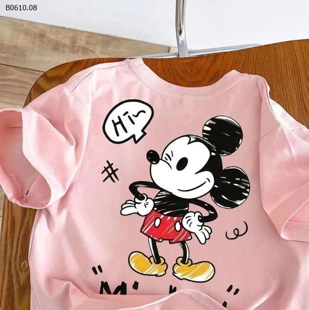 Áo thun in hình Mickey cho bé - sỉ 63k