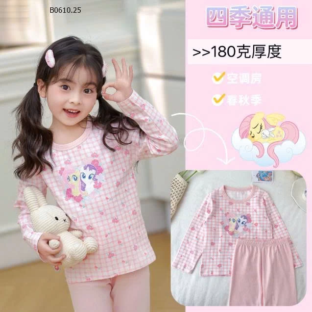 Bộ đồ ngủ trẻ em chính hãng My Little Pony- sỉ 125k