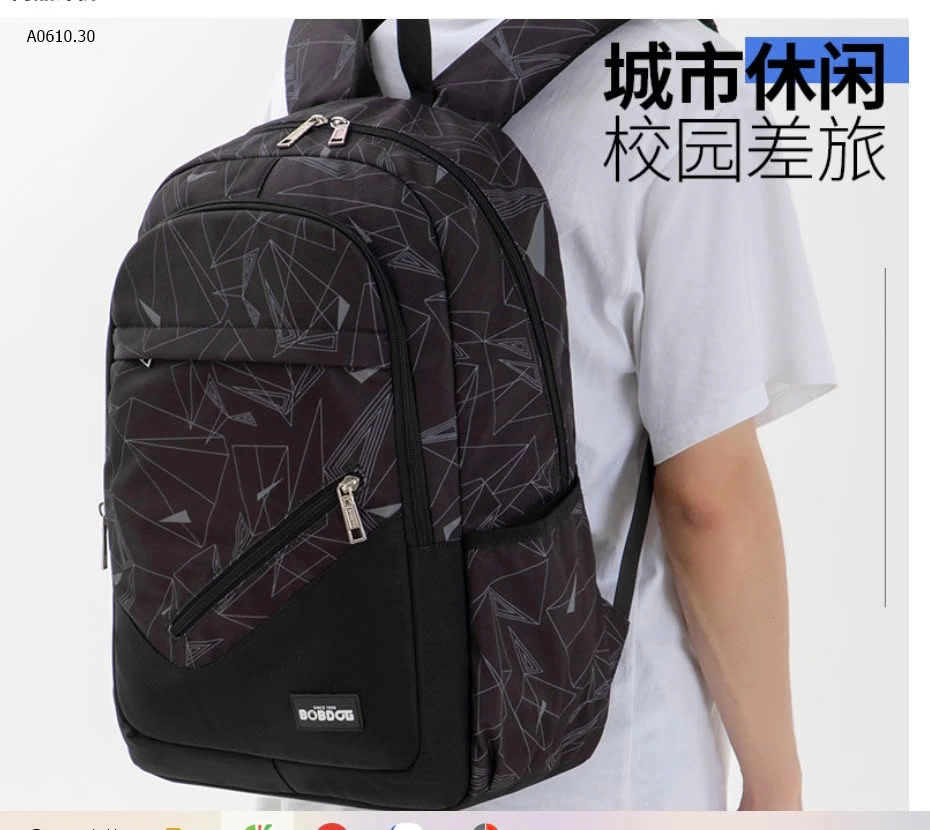Balo đi học Bobdog - sỉ 289k