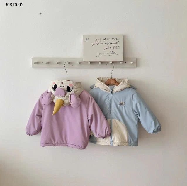 ÁO KHOÁC PHAO CUTE CHO BÉ  - sỉ 213k