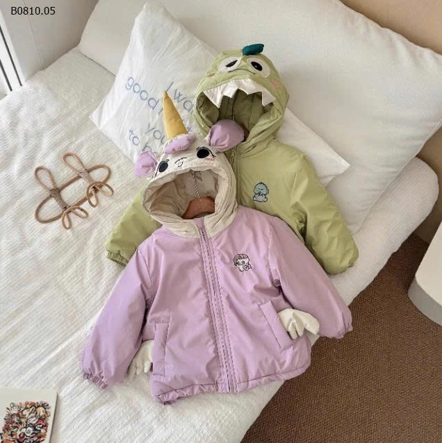 ÁO KHOÁC PHAO CUTE CHO BÉ  - sỉ 213k