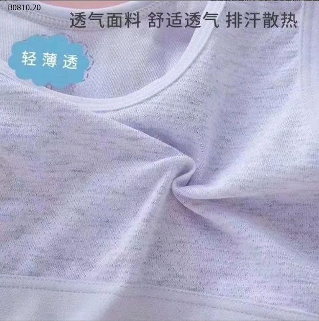 BRA COTTON KHÔNG ĐỆM BÉ GÁI- sỉ 100k/set 2c chọn màu