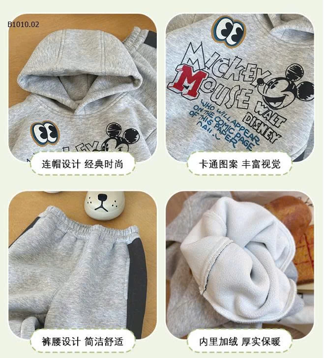 BỘ NỈ MICKEY BT- Giá sỉ 219k