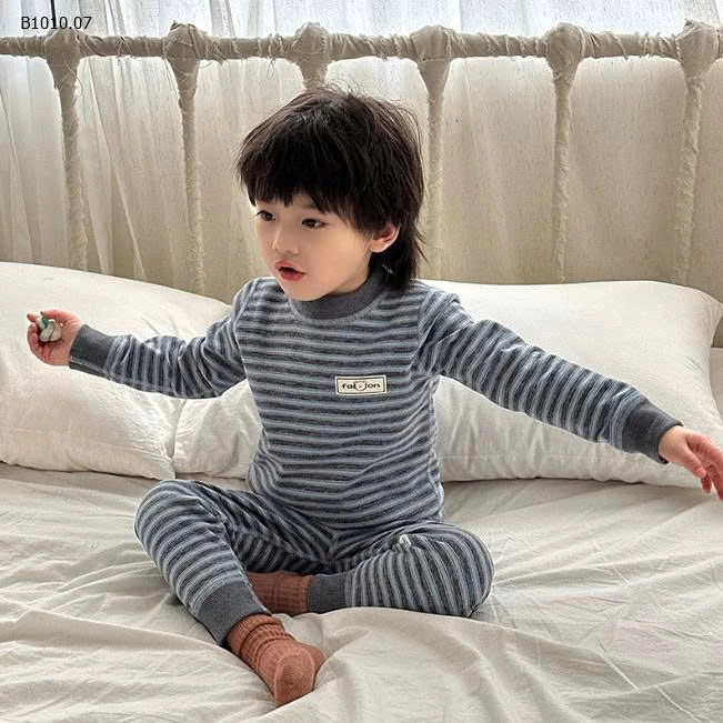 BỘ THU ĐÔNG KẺ NGANG CHO BÉ- sỉ sz 80-130: 105k sz 140 - 160: 117k