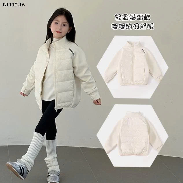 ÁO KHOÁC LÔNG VŨ PHỐI NỈ SIÊU ẤM ÁP CHO BÉ-Giá sỉ 195k